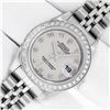 Image 2 : Rolex Ladies Quickset Cream Arabic Diamond Datjust Wristwatch 26MM