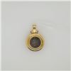 Image 1 : 18K Yellow Gold Pendant with Rubies & Ancient Silver Armenian Coin