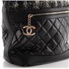Image 6 : Chanel Casual Style Hobo Tweed and Quilted Aged Calfskin Large Black, Multicolor