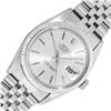 Rolex Mens Stainless Steel Silver Index Datejust Wristwatch 36MM