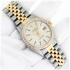 Image 2 : Rolex Mens Two Tone Silver Index And Diamond Datejust Wristwatch 36MM