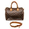 Image 1 : Louis Vuitton Brown Monogram Canvas Speedy 30cm Satchel Bag