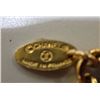 Image 4 : Chanel Gold-tone Metal CC Quilted Logo Pendant Necklace