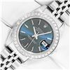 Image 2 : Rolex Ladies Quickset Stainless Steel Blue Index Diamond Datejust 26MM