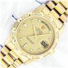 Image 1 : Rolex Mens 18K Yellow Gold Day Date President Champagne Diamond Wristwatch