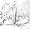 Image 2 : Birth of Ingenuity By Kostabi Original