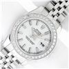 Image 2 : Rolex Quickset Stainless Steel White Index & Diamond Datejust Wristwatch