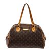 Image 1 : Louis Vuitton Brown Monogram Canvas Leather Montorgueil GM Shoulder Bag