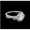 Image 1 : 1.71 ctw Diamond Ring - 18KT White Gold