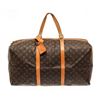 Image 1 : Louis Vuitton Monogram Canvas Leather Sac Souple 55 cm Duffle Bag