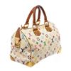 Image 3 : Louis Vuitton White Multicolor Monogram Leather Speedy 30 Satchel Bag