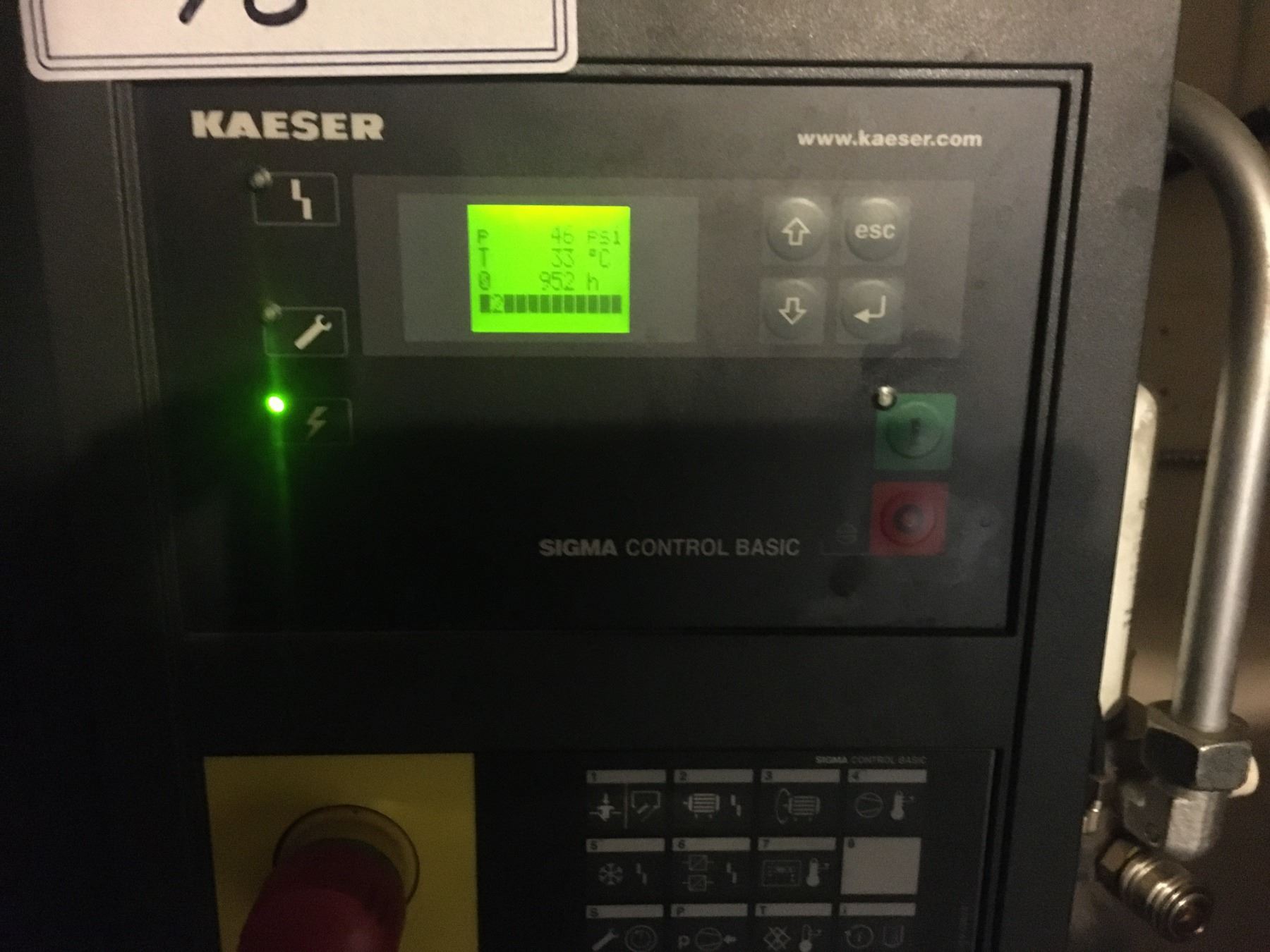 KAESER SIGMA CONTROL BASIC VARIABLE SPEED ROTARY SCREW COMPRESSOR ...