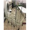 Image 1 : 2 ROLLING METAL LAUNDRY BINS