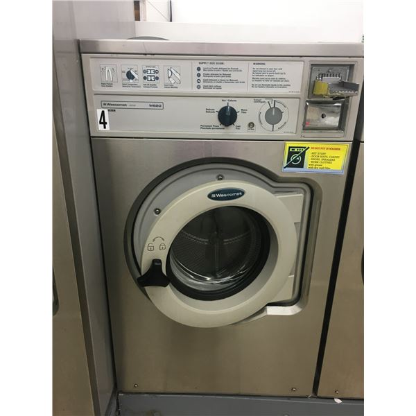 WASCOMAT JUNIOR W620 COIN OPERATED COMMERCIAL WASHING MACHINE #4 (S/S FRONT)