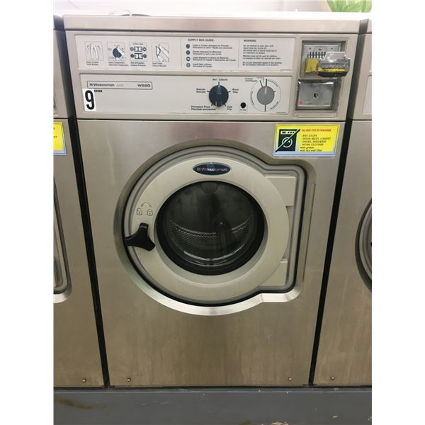 WASCOMAT JUNIOR W620 COIN OPERATED COMMERCIAL WASHING MACHINE #9 (S/S FRONT)