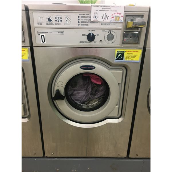 WASCOMAT JUNIOR W620 COIN OPERATED COMMERCIAL WASHING MACHINE #10 (S/S FRONT)