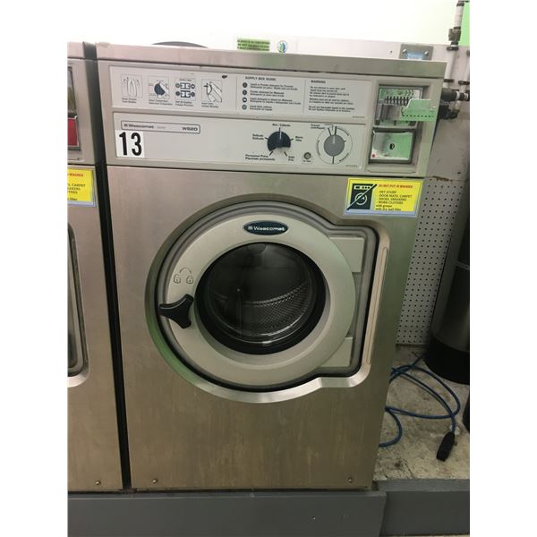 WASCOMAT JUNIOR W620 COIN OPERATED COMMERCIAL WASHING MACHINE #13 (S/S FRONT)