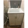 Image 1 : DEEP LAUNDRY SINK WITH CABINET & FAUCETS