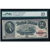 Image 1 : 1917 $2 Legal Tender Note PMG 25