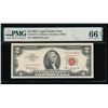 Image 1 : 1963 $2 STAR Legal Tender Note PMG 66EPQ