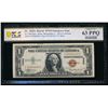 Image 1 : 1935A $1 Hawaii Silver Certificate PCGS 63PPQ