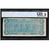 Image 2 : 1864 $5 T-69 Confederate PCGS 45PPQ