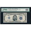Image 1 : 1934C $5 Silver Certificate PMG 66EPQ
