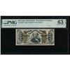 Image 1 : 50 Cent Third Issue Fractional PMG 63EPQ