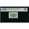 Image 1 : 10 Cent First Issue Fractional PMG 65EPQ
