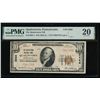Image 1 : 1929 $10 Quakertown PA National PMG 20