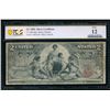 Image 1 : 1896 $2 Educational Silver Certificate PCGS 12