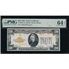 Image 1 : 1928 $20 Gold Certificate PMG 64EPQ