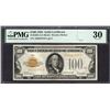 Image 1 : 1928 $100 Gold Certificate PMG 30
