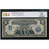 Image 1 : 1899 $2 Mini Porthole Silver Certificate PCGS 20