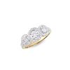 Image 2 : 14KT Yellow Gold 1.26ctw Diamond Ring