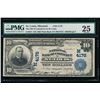 Image 1 : 1902 $10 St Louis MO National PMG 25