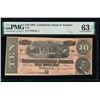 Image 1 : 1864 $10 T-68 Confederate PMG 63EPQ