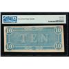 Image 2 : 1864 $10 T-68 Confederate PMG 63EPQ