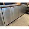 Image 2 : MKE - REFRIGERATED BACK BAR 96in w/4 doors - Model: BB-96SC