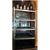 Image 1 : Stainless Steel 4-tier shelf - approx. 48in x 28in