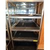 Image 2 : Stainless Steel 4-tier shelf - approx. 48in x 28in