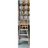 Image 1 : Allright Ladder - 8ft. Wooden Ladder - Model: 504-08