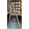 Image 2 : Allright Ladder - 8ft. Wooden Ladder - Model: 504-08