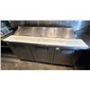 Image 1 : True Manufacturing - 72in Sandwich/Salad Prep Table w/refrigerated base - Model: TSSU - 72 - 18 - re