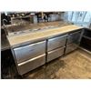 Image 6 : Commercial Stainless Steel Complete Kitchen serve station w/6 drawer refrigeration salad prep table