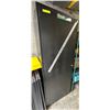 Image 1 : Single Door Black Metal Cabinet - approx. 82in x 31in l