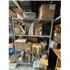 Image 1 : Large group of assorted NEW restaurant supplies - includes paper cups/takeout boxes/cutlery/straws e