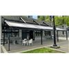 Image 1 : Complete Patio awning w/4 poles & curtains - approx. 44ft x 10ft
