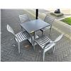 Image 2 : Complete set of Patio Furniture - includes 1 table (approx. 3ftft x 2ft) & 4 chairs