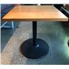 Image 1 : Wooden restaurant table - 30in square